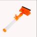 Glass Wiper - Double-Sided Window Scraper Cleaner Glass Cleaner Wiper Windshield Cleaner Brush for Window Shower Floor Car Home/Office Glass (Color : Bronze) (Bronze)