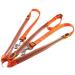 FM2018XSL Horse Harness LED Breastplate Luminous Reflective Belt for Outdoor Equestrian Protection Safety Orange