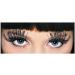 Electric Party Jumbo Black Eyelashes - Self Adhesive 1 Pair | International Shipping Available - Buy Online on SooperMarket.com