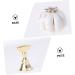 FOMIYES Nail art practice holder nail tips stand holders nail art practice stand Nail Holders Acrylic Base nail tip Display Stand fake Nail Display acrylic nail white Pearlescent makeup 5.4x3.5cm White - Buy Online on SooperMarket.com