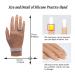 Silicone Nail Practice Hand with 50Pcs Nail Tips - Realistic Acrylic Nails Mannequin (Right Hand) - Buy Online on SooperMarket.com