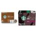 Starbucks Pike Place Medium Roast Coffee Single Serve Keurig K-Cup Pods 24 Capsules & French Roast Dark Roast Coffee Single Serve Keurig K-Cup Pods 24 Capsules