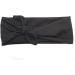 Black Knotted Bow Headband Bow Head Wrap Women's Headband Fashion Hair Band Makeup Wide Plain Headbands Elastic Head Wrap Hair Accessories for Daily Wearing Dating Sports - Buy Online on SooperMarket.com