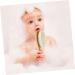 KOMBIUDA Baby Hair Brush Set - Soft Wooden Brush and Comb for Newborns and Infants - Perfect Baby Care Kit for Scalp Massage and Gifting - Buy Online on SooperMarket.com