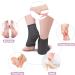 Buy Hilph Gel Heel Socks - Silicone Moisturizing Open Toe Foot Care Spa Socks for Dry Skin - 2 Pairs - Comfy Day & Night Relief - Buy Online on SooperMarket.com