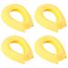 2 Pairs Silicone Hair Dye Ear Covers - Waterproof Earmuffs for Salon, Bathing, Shower & Spa - Random Color Yellow - Buy Online on SooperMarket.com
