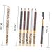 NOLITOY 4 Pcs White Eyeliner Pencil Waterproof Eyeliner Pencil Double Head Eyebrow Pencil Highlighter Matte - Buy Online on SooperMarket.com