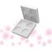 FOYTOKI 2pcs 4 Eyeshadow Palette Empty Eyeshadow Case Empty Lipstick Aluminum Tin Jars Eyeshadow Pan White - Buy Online on SooperMarket.com