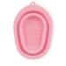 kawehiop Silicone Makeup Brush Cleaning Mat Folding Washing Pad Small Eyeliner Applicators Wash Scrubber Daily Gifts Accessories Pink