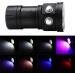 Eecoo Diving Flashlight | 18000 Lumen IPX8 Waterproof Torch for Scuba Dive | 500M Range, 7 Modes | Underwater LED Flashlight for Outdoor Water Sports - Buy Online on SooperMarket.com