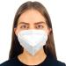 5-Layer Disposable Face Mask Made in USA | 95%+ Filtration | Comfortable Ear Loop | Soft Touch Material | 10 Units (White) - Buy Online on SooperMarket.com