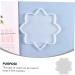 Operitacx Coaster Silicone Mold Resin Epoxy Flexible Silicone Coaster Mold Cup Mat Making Mold Manual Tool - Buy Online on SooperMarket.com
