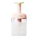 Visiblurry Cleanser Foamer Transparent Manual Facial Cleanser Foamer Type Rotating Foam Maker Portable Facial Cleansing Tools Deep Cleansing Detachable Fine Foam Pink