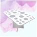 Beavorty Cosmetics Brush Organizer | 26 Makeup Brush Storage Tools | Air Drying Rack & Holder | White Cosmetic Box for Beauty Essentials - Buy Online on SooperMarket.com