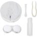 Contact Lenses Soaking Case Contact Lens Box Light in Weight Small Size Made of PVC for Makeups Make Up (White) - Buy Online on SooperMarket.com