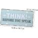 OSALADI Metal Signs Tin Signs Iron Sign Painting Iron Painting The Sign Decorations Three-Dimensional - Buy Online on SooperMarket.com