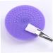 Makeup Brush Cleaner Mat Round Makeup Brush Cleaner Pad Silicone Brush Cleaner Brush Clean Pad for Makeup Tool Clean Purple - Buy Online on SooperMarket.com
