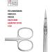 nippes Solingen Cuticle Scissors with Curved Tip for Left-Handed Users Nickel-Plated 9 cm with Clasp Straw and Hardened Tip Pedicure and Manicure for Removing Unnecessary Cuticles - Buy Online on SooperMarket.com