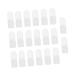 FRCOLOR 20pcs Nail Case Finger Nail Soakers Nail Paint Protector Polish Remover Wraps Nail Polish Soak off Nail Varnish Tip Nail Polish Protector Gelt Spar Varnish Plastic Manicure Barrier