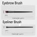 Precision Eye Makeup Brushes Set - Angled Eyebrow, Eyeliner, Slanted Brushes - 5PCS Kit - Buy Online on SooperMarket.com