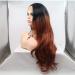 SHIYID Natural Black to Brown Red Wave Lace Front Wigs | Long Heat Resistant Synthetic Hair Wigs for Stunning Styles - Buy Online on SooperMarket.com