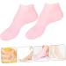 minkissy 3 Pairs Sock Exfoliating Titanium Ear Pick Beauty Care Essential Oil Silicone Gel Spa Moisturizing Cotton Gel Booties Moisturizing Heel Sleeves High Heel Cosmetic Sebs Pink Miss - Buy Online on SooperMarket.com