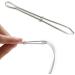 Bodkin Needle Elastic Threader Self-Locking Tweezers Clip 78mm - 2 PCS | Easy Pull Sewing Tool for Waistband Craft and Smooth Threading Tape Ribbon Elastic - Buy Online on SooperMarket.com