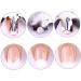 Nail Manicure Edge Trimmer Nail Art Trimmer Template French Manicure Accessories Kit Silver - Buy Online on SooperMarket.com