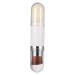 Telescopic Makeup Brush Foundation Powder Brush Telescopic Brush Foundation Brush Blending Blush Brush Fluffy Blush Brush Telescopic Cosmetics Brush Double-head Makeup Brush 13.5x2.6cm Silver