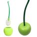 Dora Bridal Toilet Plunger Brush Hold Combo Set 1 Pack Heavy Base Clean Bowl Hideway Compact Holder Strong Bristles for Bathroom Toilet(1 Brush 1 Holder) Green