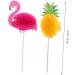 Warmhm 40pcs Cake Picks Baby Shower Cake Toppers Dessert Toppers Cupcake Party Picks Wedding Cupcake Toppers Food Party Picks Birthday Cake Decoration Bamboo 3d Plug in Dessert Table - Buy Online on SooperMarket.com