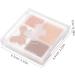 Baluue 2pcs Plastic Eye Shadow Plate Pink Eyeshadow Palette Organiser Eyeshadow Glitter 6.50X6.50X1.00CMx2pcs Multix2pcs - Buy Online on SooperMarket.com