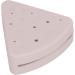 Triangular Powder Storage Box Puff Holder Easy to Clean Convenient Double-sided Air Vent Smooth-closing Silicone Portable for Home Travel (Chocolate Color) - Buy Online on SooperMarket.com