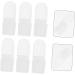 FRCOLOR 40 Pcs Nail Case Nail Art Tips Cover Shield Nail Varnish Tip Finger Nail Soak off Nail Polish Soaker Peel Polish Nail Polish Holder Reusable Soak off Caps Gelt Plastic Remover Milk 4x2cmx2pcs As Shownx2pcs - Buy Online on SooperMarket.com