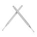 KALLORY 2pcs Auricular Probe Spring Tools Ear Cleaning Tool Cleaning Gadgets Earwax Removal Kit Ear Curette Acupressure Pen Stimulator Scraping Massage Tool Body Massage Tool Massage Pen