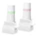 WSERE 2 Pack White Toothpaste Squeezer Roller Tube Squeezers Various Tubes Dispenser Holder Stand Reliable Quality Easy to Use and Efficient