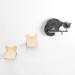 Wall Mounted Cat Hammock Shelf with Solid Rubber Wood Steps - Hanging Perches for Sleeping, Playing, and Climbing - Buy Online on SooperMarket.com
