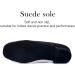 HIPPOSEUS Men's Ballroom Dance Shoes Latin Tango Rumba Low Heel - Black Suede Sole | Model M2 7.5 - Buy Online on SooperMarket.com
