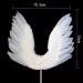 5 Pcs Angel Wing Cake Toppers White Feather Cupcake Topper Happy Birthday Party Cake Decor Baby Shower Cupcake Toppers Anniversary Wedding Cake Decorations - Buy Online on SooperMarket.com