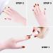 Unaone 2 Pairs Anti UV Gel Manicure Gloves - Pink | Nail Lamp Light Protection - Buy Online on SooperMarket.com
