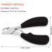 INSGB - Nail Clippers Manicure Set for Thick or Ingrown Toenails Baby Nail Clippers Nail Cutter Toe Nail Clippers for Thick Nails Pedicure Sets for Feet Nail Kit (Half Moon Blades - Buy Online on SooperMarket.com