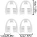 BEZANU Mouth Guard 6 PCS Comfort Anti Grinding Dental Night Guards for Bruxism and Teeth Clenching - Buy Online on SooperMarket.com