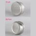 Basic Packing: 12 pcs 80ml Silver Aluminum Jars with Screw Caps - Ideal for Cosmetics & Crafts - Buy Online on SooperMarket.com
