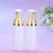 Plastic Airless Pump Bottles Refillable Lottion Bottle Soap Dispenser for Travel 6PCS(Gold) - Buy Online on SooperMarket.com