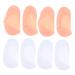 minkissy 4 Pairs Silicone Feet Plantar Socks Silicone Gel Moisturizing Socks Foot Spa Socks Foot Lotion Socks Cracked Feet Socks Anti-Cracking Socks Stretchy Gel Socks Spa Corn L 19.5X9.5X1.5CM