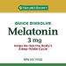 Nature's Bounty Melatonin Pills Supplement Helps Reset Body's Sleep Wake Cycle 3mg 120 Tablets - Buy Online on SooperMarket.com