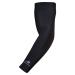 CompressionZ Compression Arm Sleeves for Men & Women UV Protection Elbow Sleeve Black 1p M