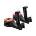 VIILICH 2PCS Autositz hook car headrest cell phone holder car seat hook with cell phone holder hard -wearing rear seat headrest holder hook storage for handbags (red)