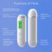 Closer Skin Moisture Tester Fluorescent Agent Detector LCD Display Skin Moisture Meter - Buy Online on SooperMarket.com