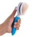 ShipeeKin Effective Grooming Dog/Cat Brush Detangling Comb for Dogs and Long-haired Cat with Cleaning Button against Knotted Hair Self Cleaning Brush for Pets with Medium and Long Hair L9-blue